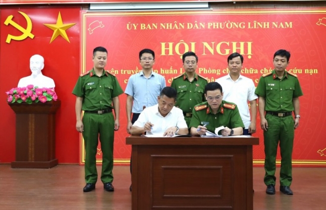 Phường Lĩnh Nam: Nâng cao hiệu quả công tác phòng cháy chữa cháy tại cơ sở
