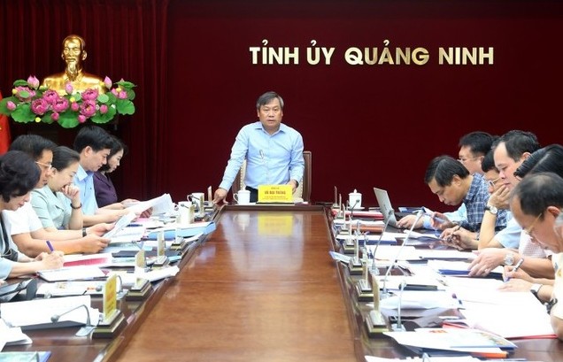 Ban Thường vụ Tỉnh ủy duyệt nội dung Đại hội Đảng bộ Công an tỉnh Quảng Ninh