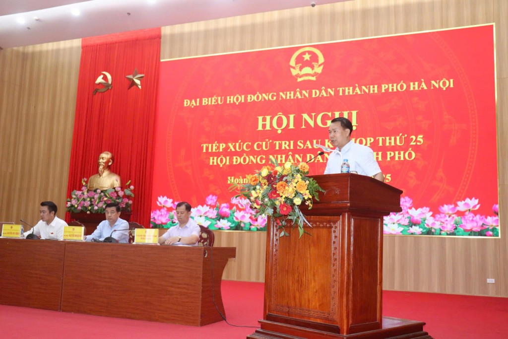 Chủ tịch UBND các phường Hoàng Mai làm rõ vấn đề thuộc thẩm quyền