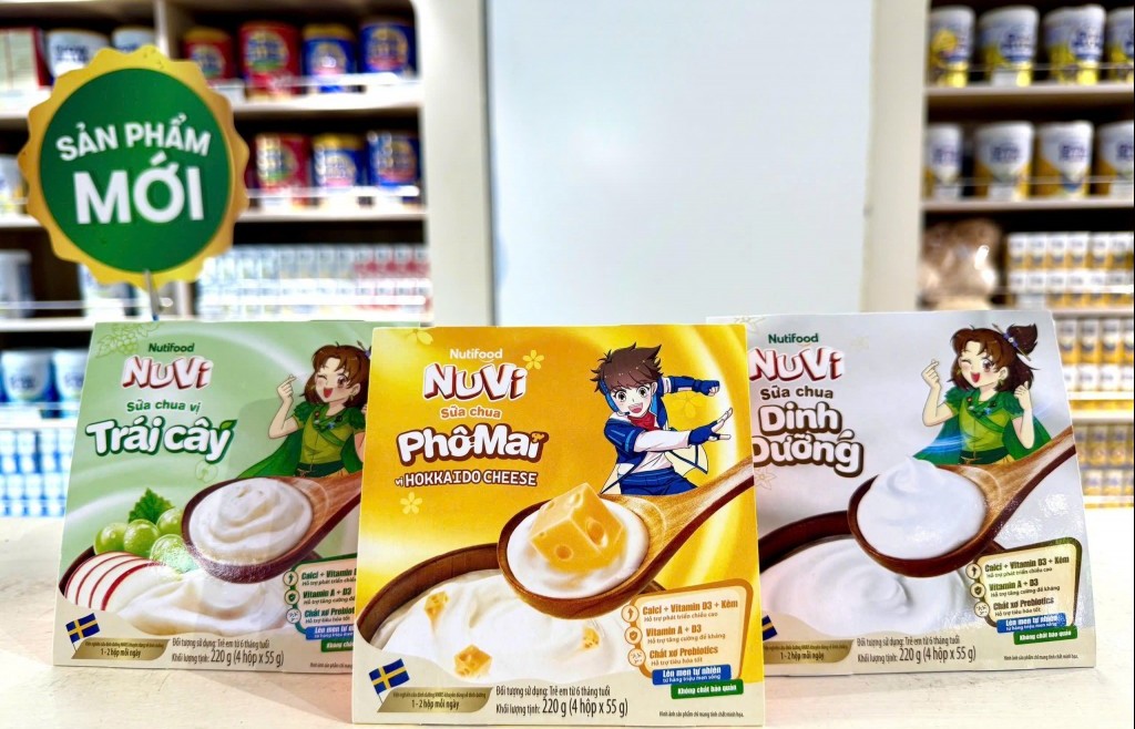 NuVi ra mắt sữa chua tiệt trùng phô mai vị Hokkaido Cheese giàu dinh dưỡng