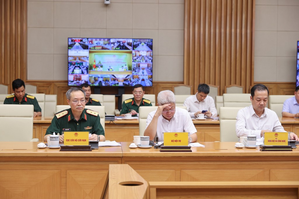 Lãnh đạo các bộ, ngành, địa phương dự phiên họp - Ảnh: VGP/Nhật Bắc
