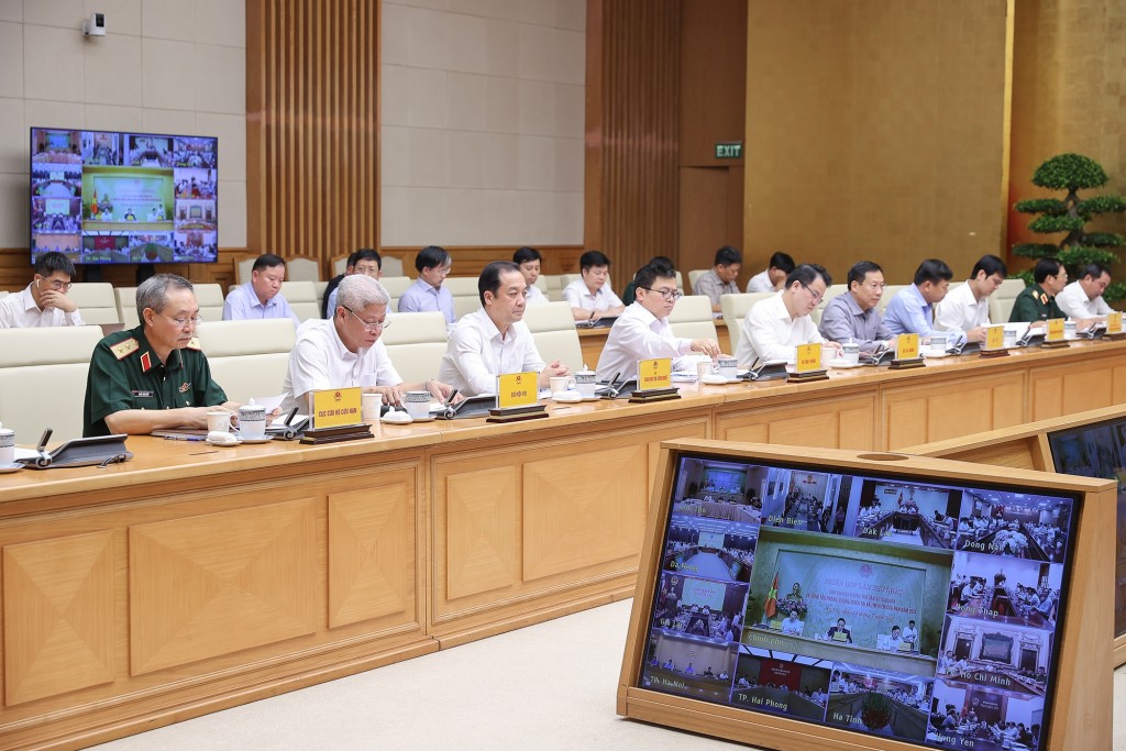 Lãnh đạo các bộ, ngành, địa phương dự phiên họp - Ảnh: VGP/Nhật Bắc