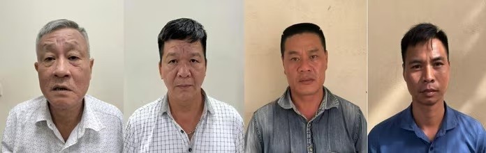 Các bị can trong vụ việc