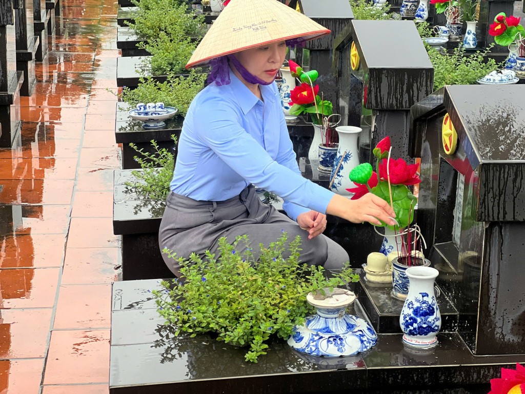 Đoàn kết xây dựng quê hương Ngọc Hồi, xứng với sự hy sinh của cha anh