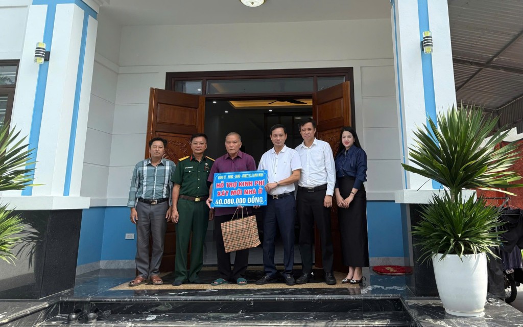 Xã Bình Minh tổ chức khám, tư vấn sức khỏe, cấp thuốc miễn phí cho người có công với cách mạng