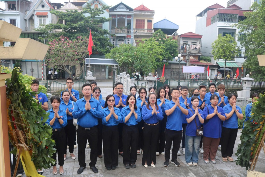 Tuổi trẻ Yên Sở ghi nhớ công ơn của các anh hùng liệt sĩ