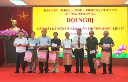 Phường Đông Ngạc gặp mặt, tri ân thương bệnh binh, gia đình có công dịp 27/7