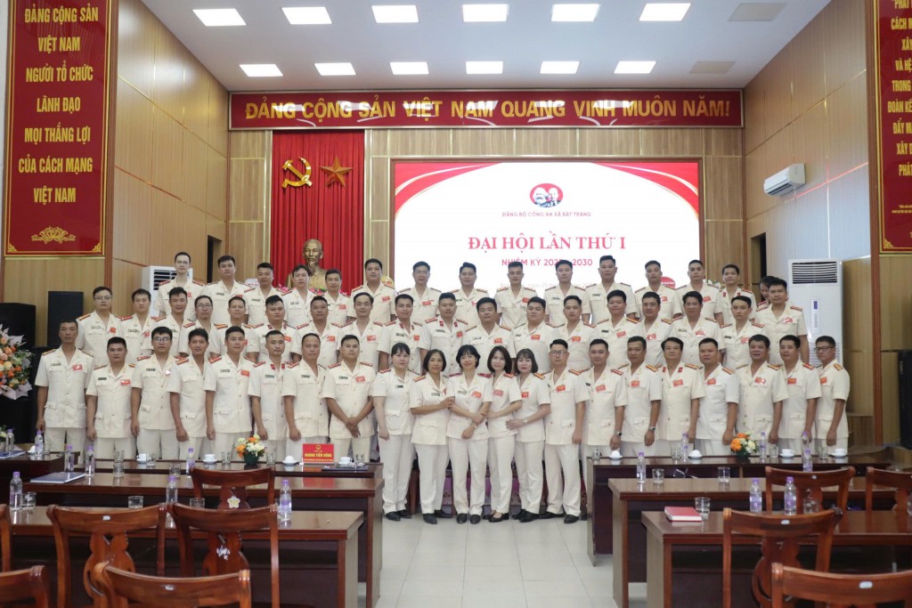Đại hội Đảng bộ Công an xã Bát Tràng lần thứ nhất, nhiệm kỳ 2025 - 2030 thành công tốt đẹp