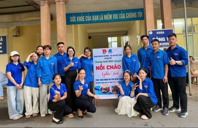 Thanh niên Hòa Phú viết tiếp hành trình tri ân và sẻ chia