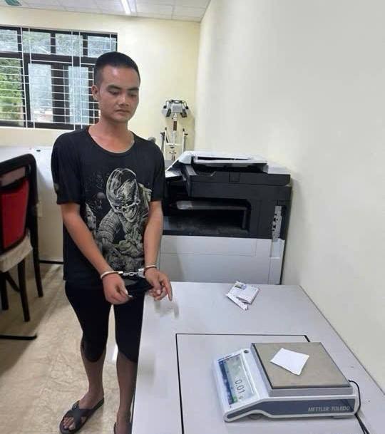 Đối tượng Hoàng Trọng Điệp và tang vật