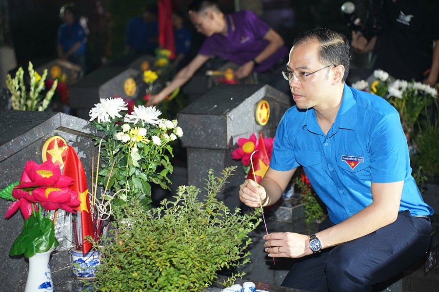 Đồng chí Nguyễn Tiến Hưng, Phó Bí thư Phụ trách Thành đoàn, Chủ tịch Hội Sinh viên Việt Nam thành phố Hà Nội