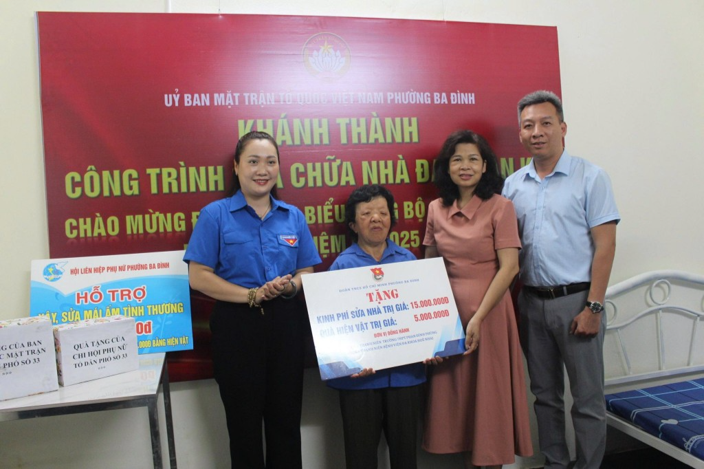 Công trình, phần việc tri ân của những trái tim biết ơn