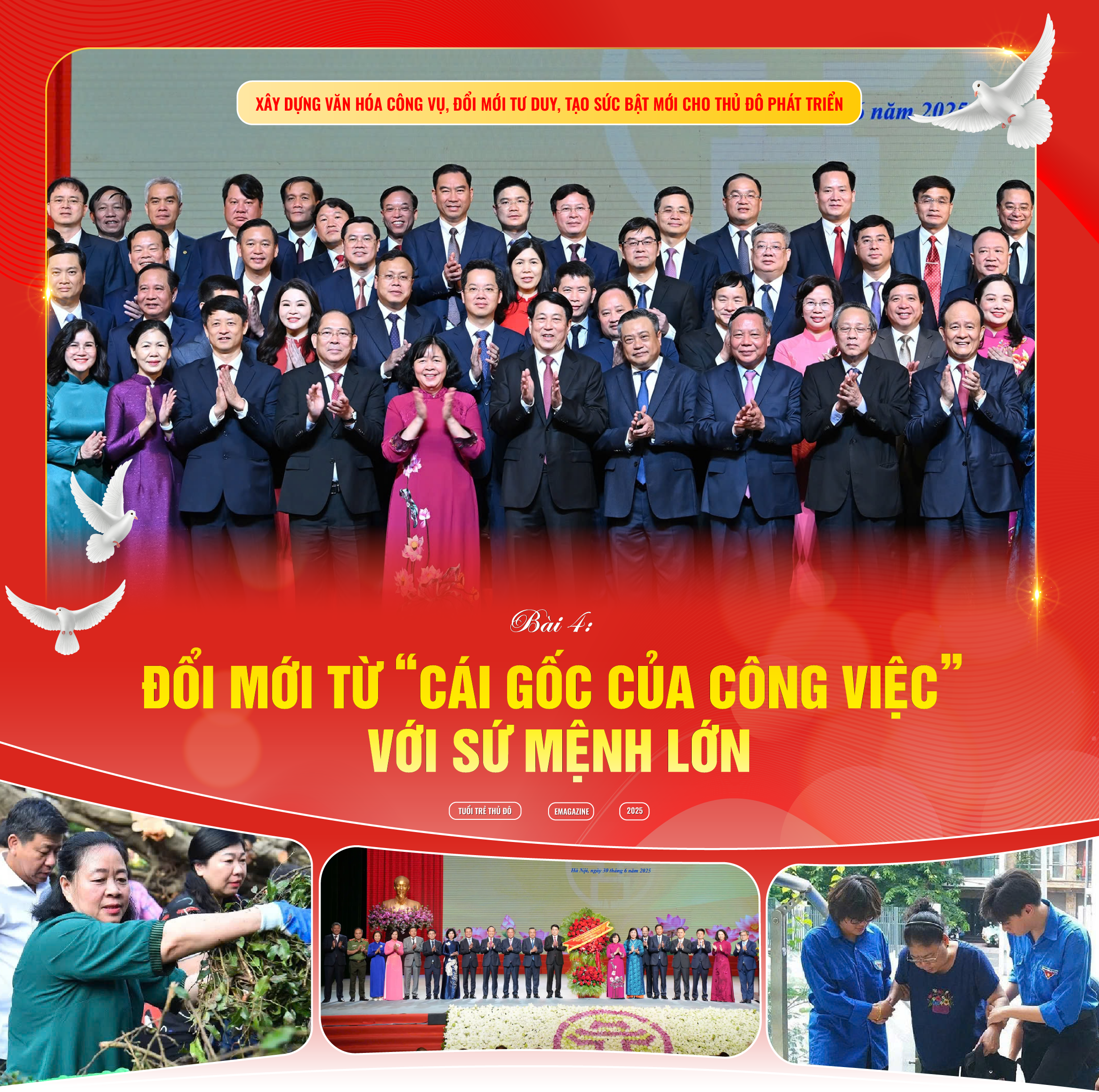 Bài 4:  Đổi mới từ “cái gốc của công việc” với sứ mệnh lớn