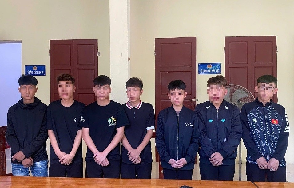 Nghệ An: Ngăn chặn nhóm thanh, thiếu niên mang theo vũ khí nhằm gây rối trật tự công cộng