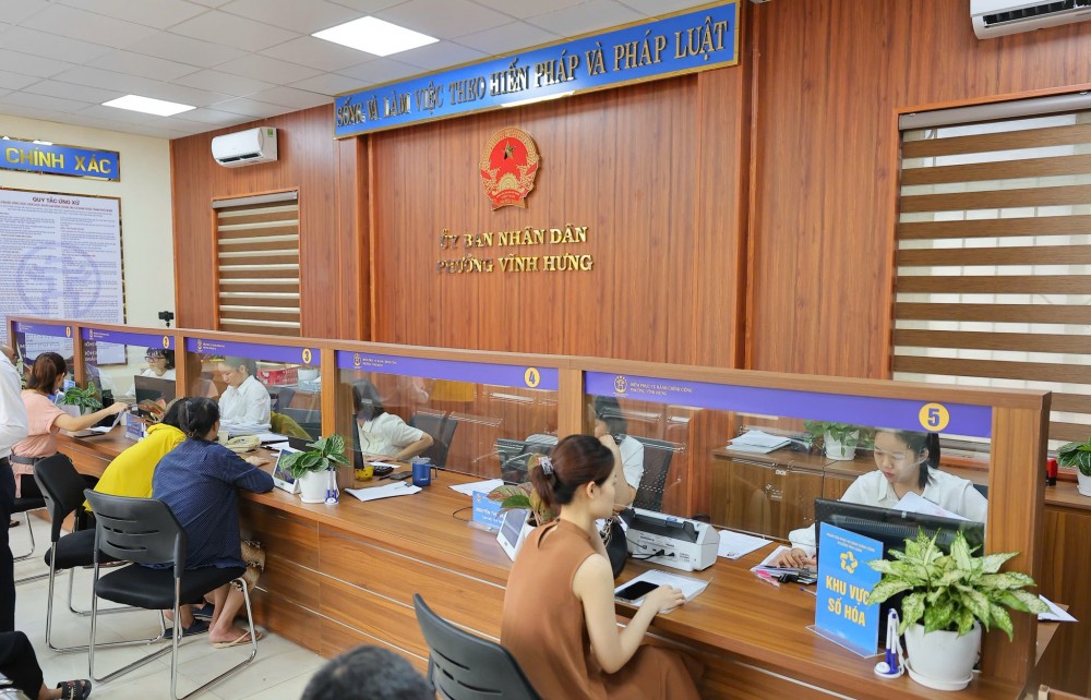 Phường Vĩnh Hưng tháo gỡ “điểm nghẽn” cấp sổ đỏ và quản lý đô thị