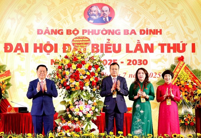 Đảng bộ phường Ba Đình xác định 2 khâu đột phá: Chuyển đổi số và phát triển đô thị văn minh, hiện đại