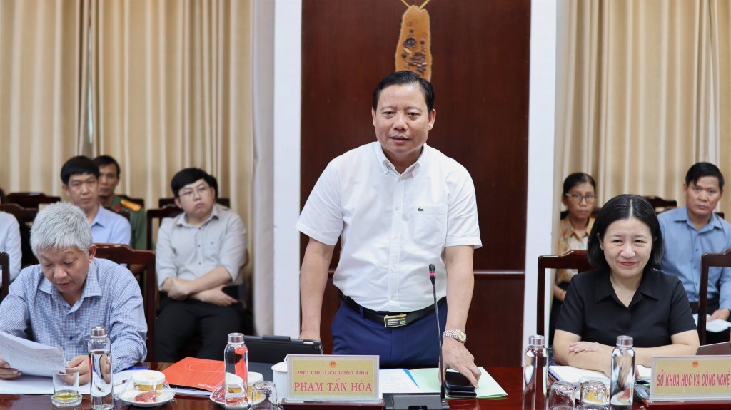 Phó Chủ tịch UBND tỉnh Phạm Tấn Hòa chủ trì hội nghị hợp tác chiến lược chuyển đổi số giữa UBND tỉnh Tây Ninh và Tập đoàn Viettel ngày 16/7/2025