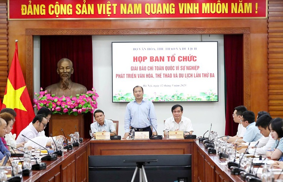 Điều chỉnh thời gian tổ chức Giải Báo chí toàn quốc “Vì sự nghiệp phát triển Văn hóa Việt Nam” lần thứ Ba