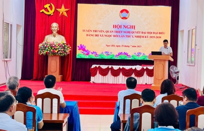 Ủy ban MTTQ Ngọc Hồi quán triệt nghị quyết Đại hội Đảng bộ xã