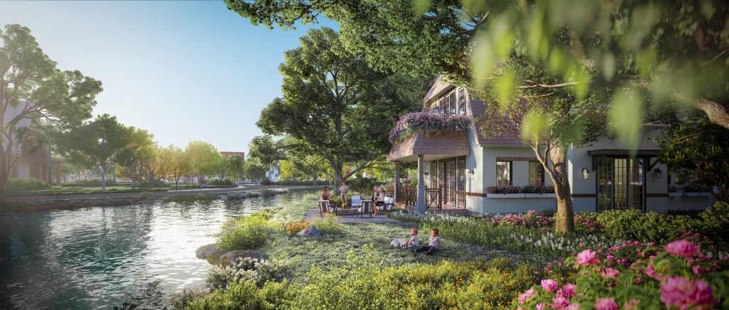 Khám phá hệ thống tuần hoàn nước khép kín, an toàn tại Đảo Châu Âu, Eco Central Park