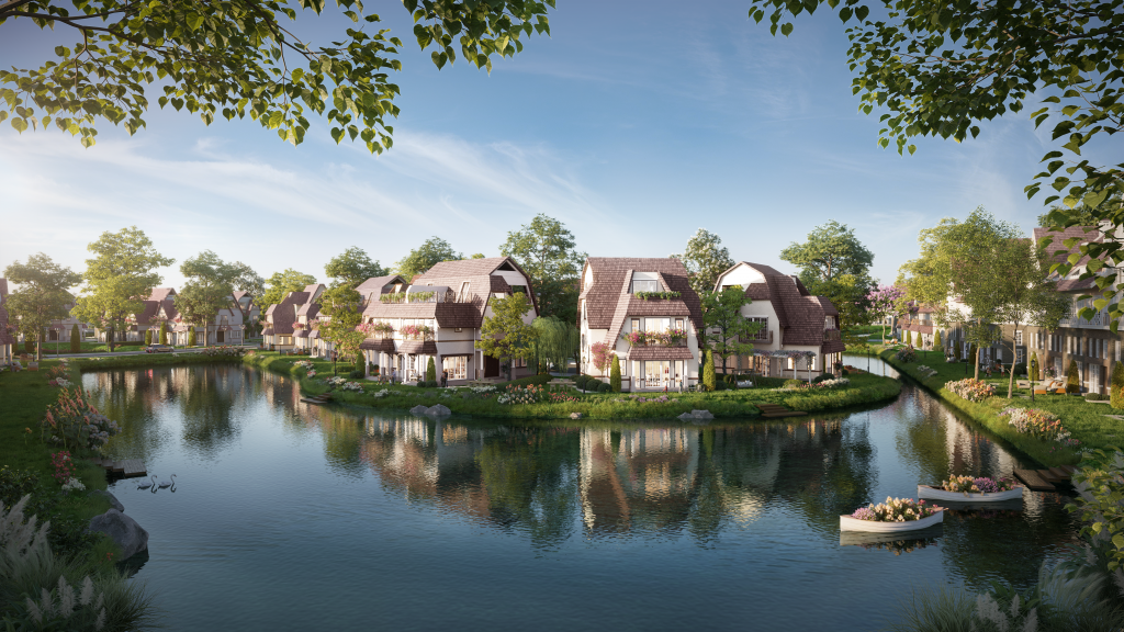 Khám phá hệ thống tuần hoàn nước khép kín, an toàn tại Đảo Châu Âu, Eco Central Park