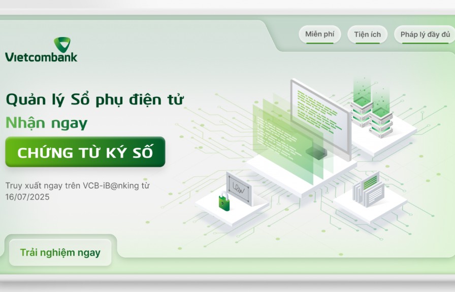 Vietcombank tạo đột phá trong số hóa dịch vụ tài chính doanh nghiệp