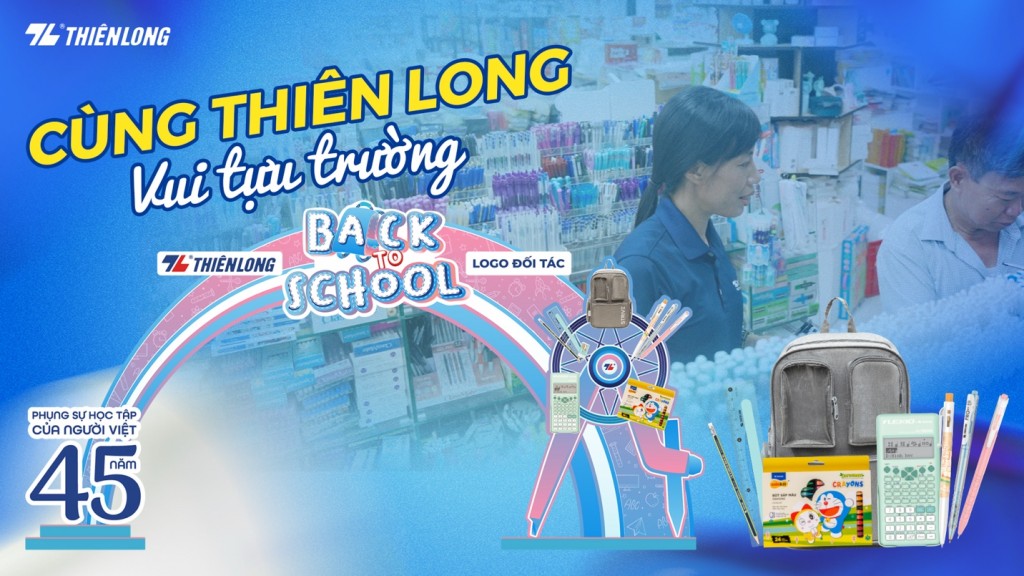 Thiên Long sẵn sàng cho mùa tựu trường 2025-2026
