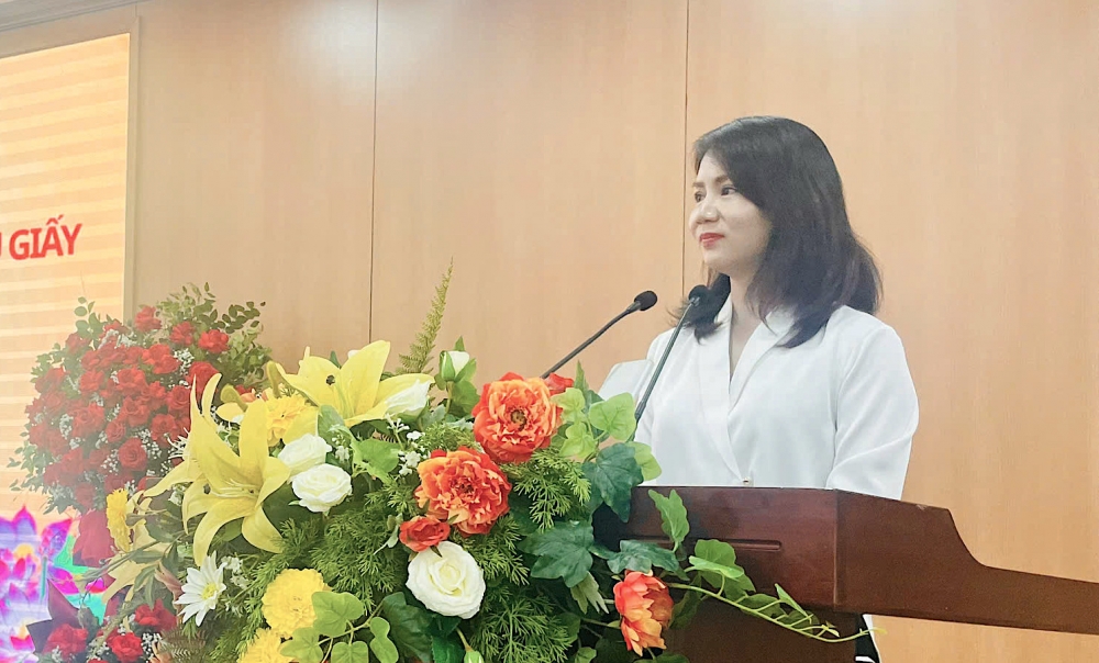 Bà Lê Thị Thu Trang, Ủy viên Ban Thường vụ Đảng ủy, Chủ tịch Ủy ban MTTQ Việt Nam phường Cầu Giấy