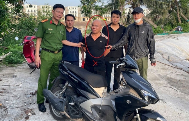 Thủy Nguyên (Hải Phòng): Bắt giữ đối tượng truy nã nguy hiểm, có 7 tiền án