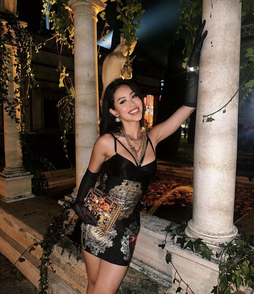 Tiên Nguyễn quyến rũ tại Rome trong chuỗi sự kiện của Dolce & Gabbana