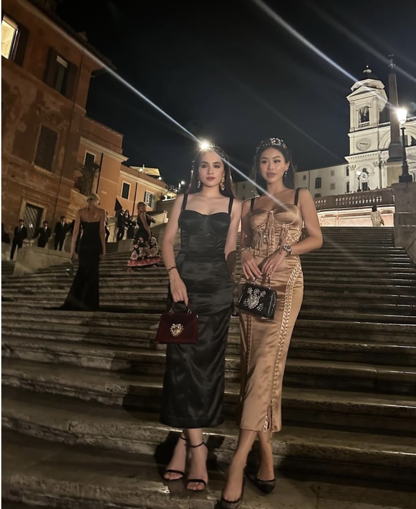 Tiên Nguyễn quyến rũ tại Rome trong chuỗi sự kiện của Dolce & Gabbana