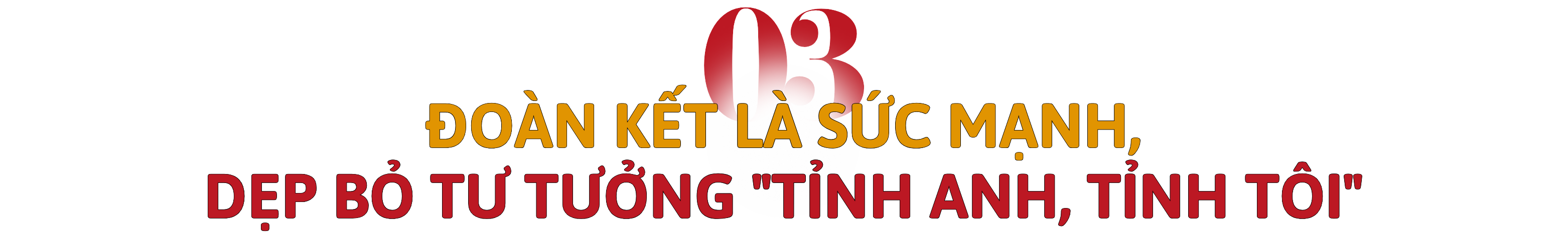 Bài 3: Sắp xếp lại giang sơn - bước đi chiến lược tất yếu