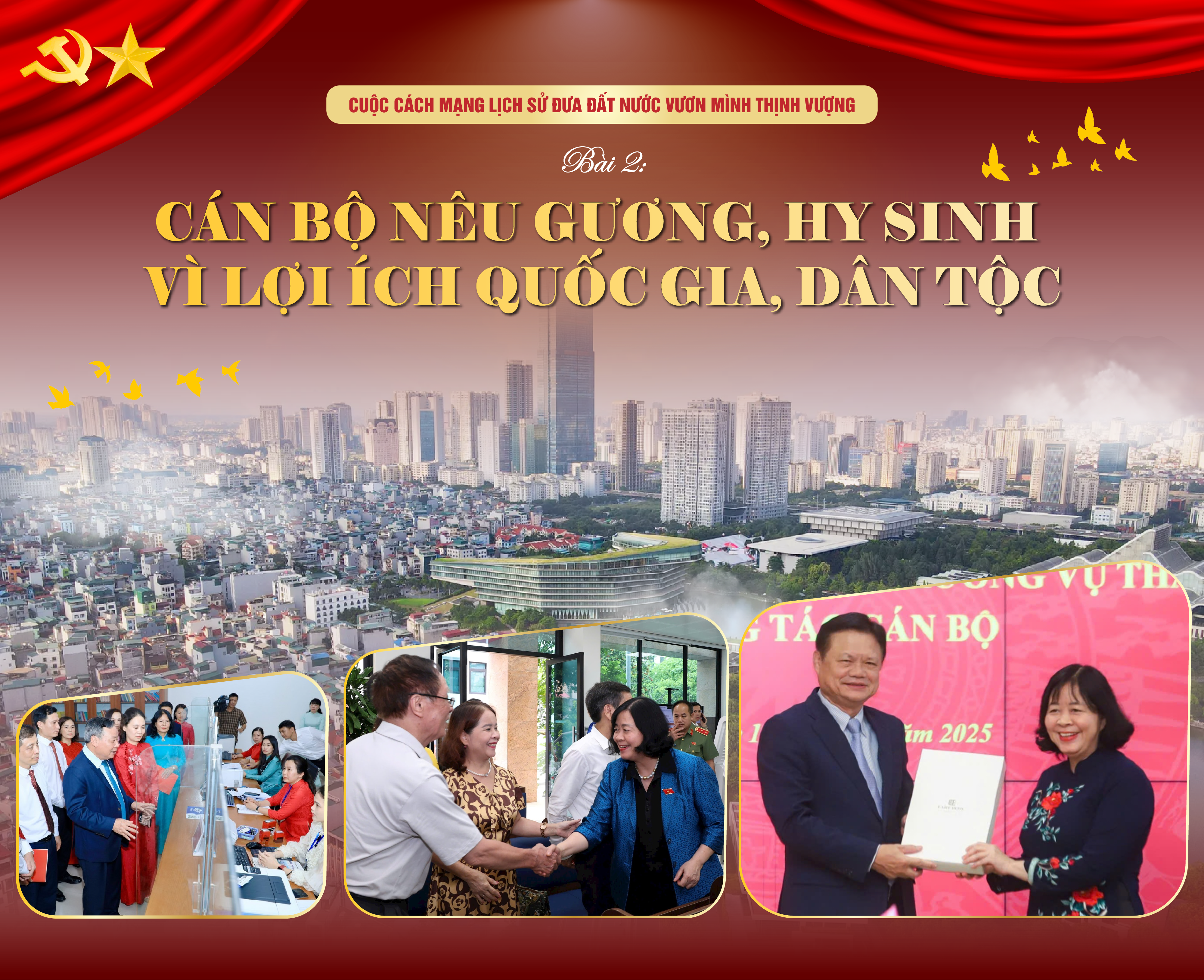 Bài 2: Cán bộ nêu gương, hy sinh vì lợi ích quốc gia, dân tộc