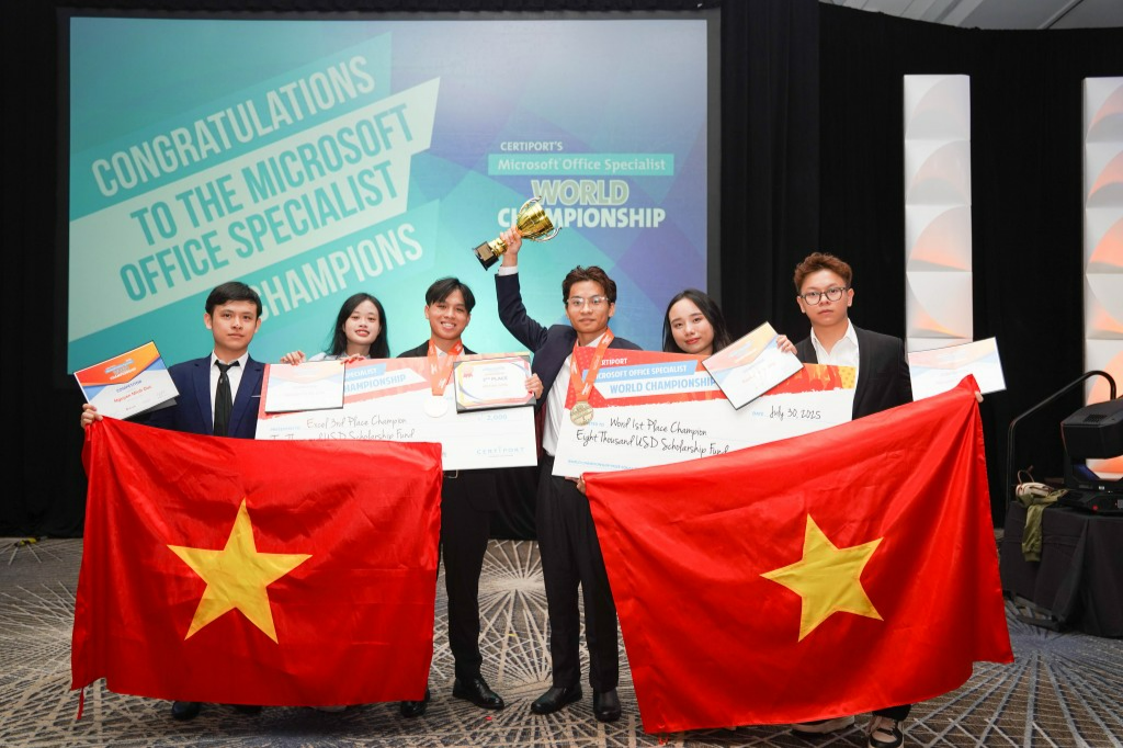 Đội tuyển Việt Nam đạt thành tích xuất sắc tại vòng chung kết thế giới MOS World Championship 2025