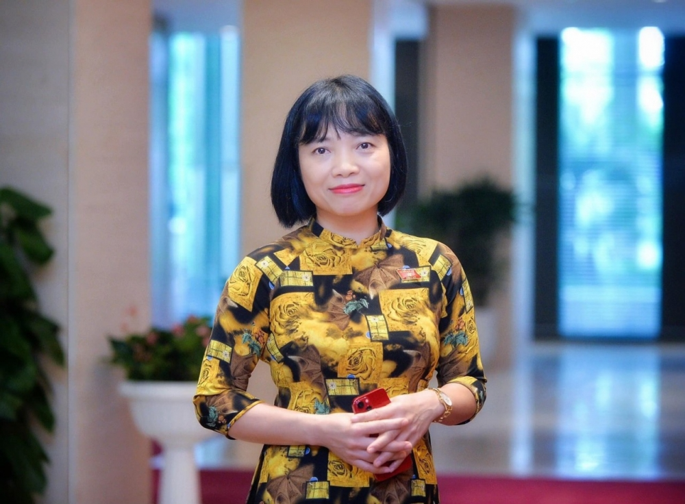 Ông Cao Tiến Đoan, Chủ tịch Hiệp hội Doanh nghiệp tỉnh Thanh Hóa trao đổi với phóng viên