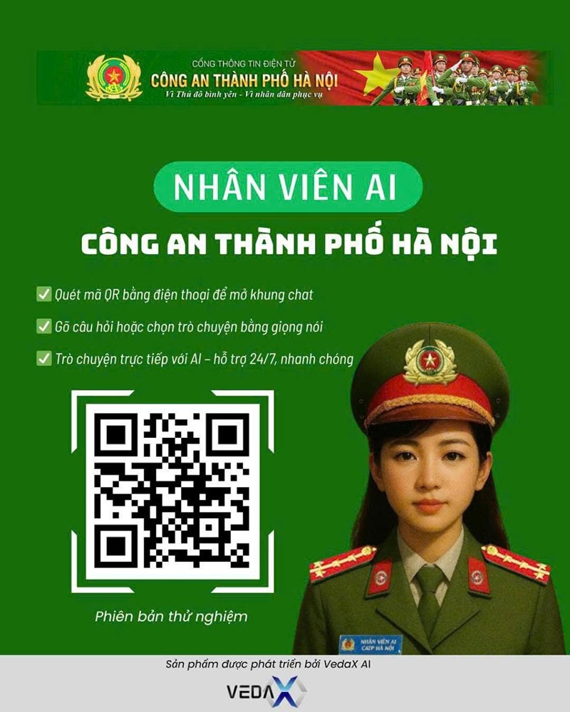 Công an TP Hà Nội hướng dẫn người dân tiếp cận nhanh chóng và dễ dàng các thông tin liên quan đến thủ tục hành chính, an ninh trật tự