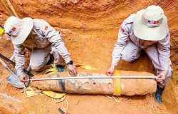 Quảng Trị: Phát hiện bom khi thi công nhà ga T2 sân bay Đồng Hới