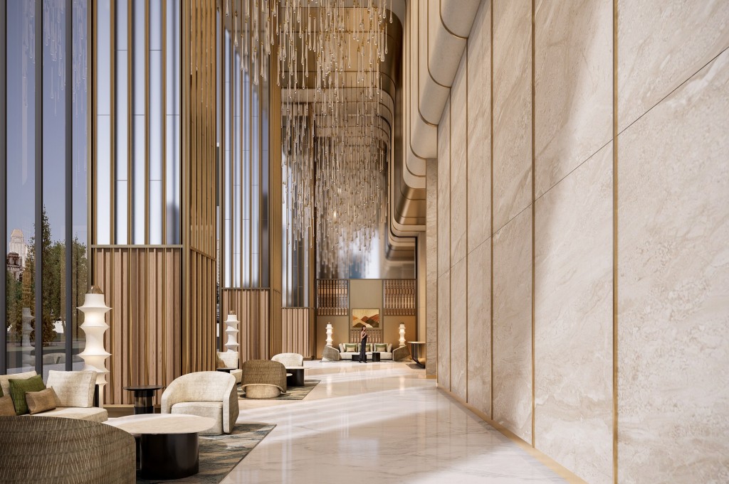 Sun Feliza Suites kiến tạo không gian đẳng cấp ngay từ sảnh căn hộ. (Ảnh: Sun Property)