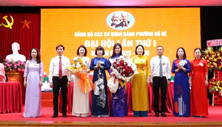 Đại hội Đảng bộ các Cơ quan Đảng phường Bồ Đề nhiệm kỳ 2025-2030 thành công tốt đẹp