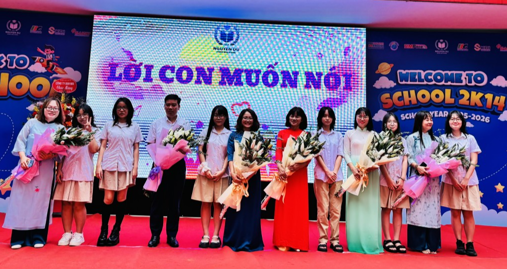 Niềm tự hào THCS Nguyễn Du - vinh danh những học sinh ưu tú