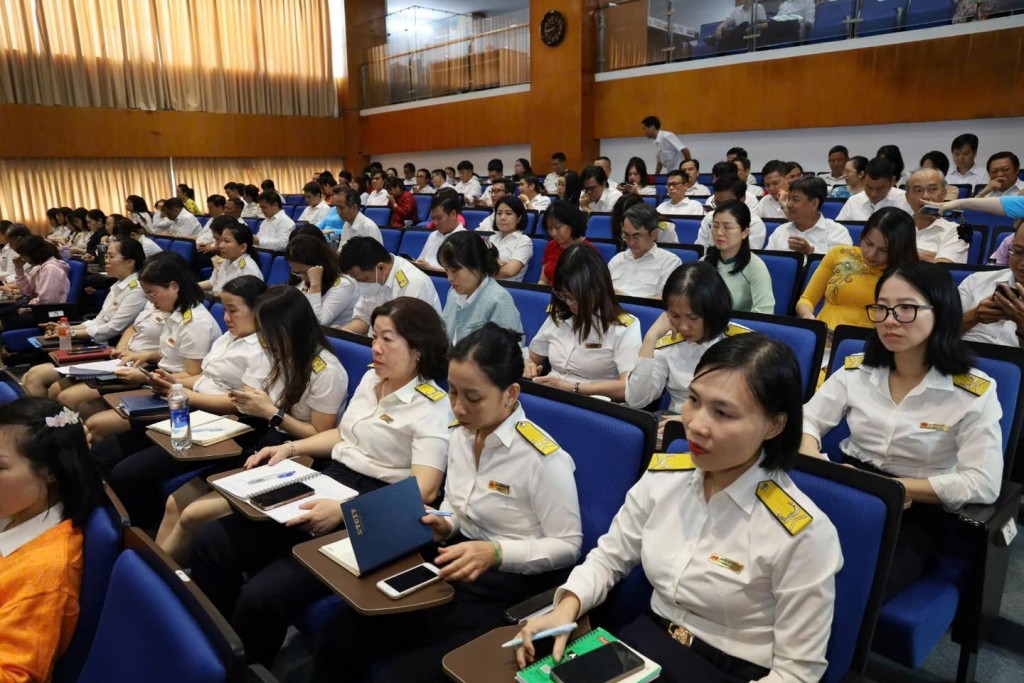 Thuế Thành phố Hồ Chí Minh tham dự Hội nghị tập huấn nội dung mới về thuế giá trị gia tăng do Cục Thuế tổ chức 