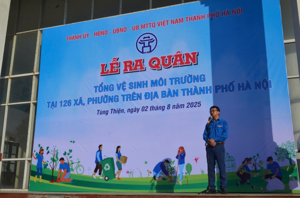 Phường Tùng Thiện sáng, xanh, sạch đẹp hơn