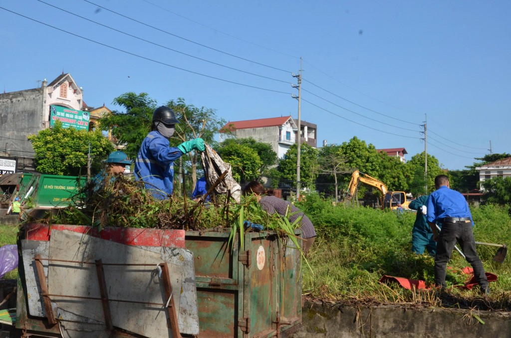 Phường Tùng Thiện sáng, xanh, sạch đẹp hơn