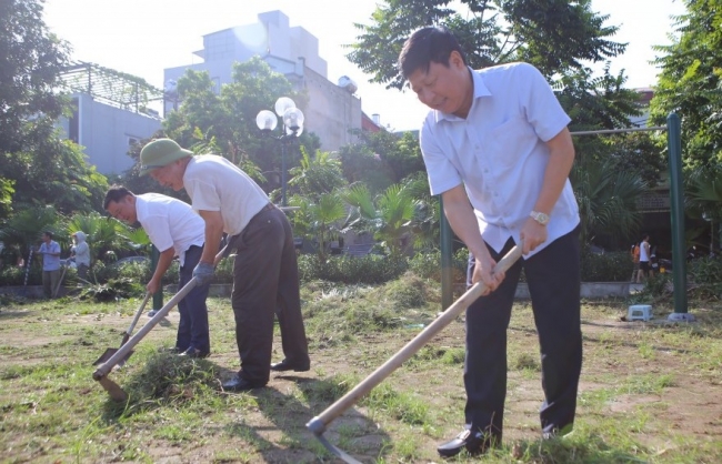 Xây dựng diện mạo đô thị phường Phúc Lợi sáng - xanh - sạch - đẹp