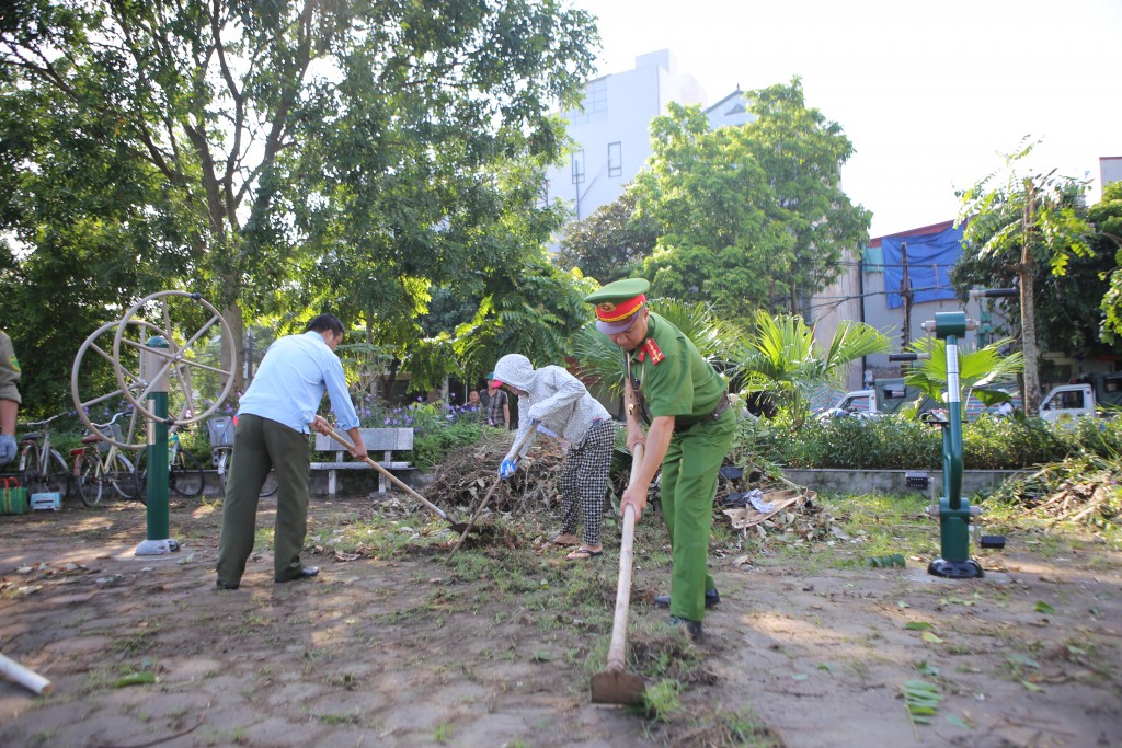Xây dựng diện mạo đô thị phường Phúc Lợi sáng - xanh - sạch - đẹp