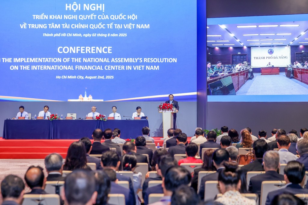 Thủ tướng Phạm Minh Chính đánh giá đây là một sự kiện có ý nghĩa chiến lược quan trọng trong việc thu hút các dòng vốn đầu tư quốc tế, công nghệ - Ảnh: VGP/Nhật Bắc