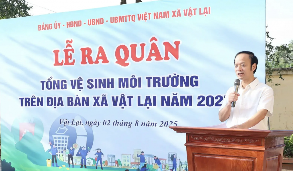 Mỗi cán bộ, đảng viên cần gương mẫu đi đầu trong việc bảo vệ môi trường
