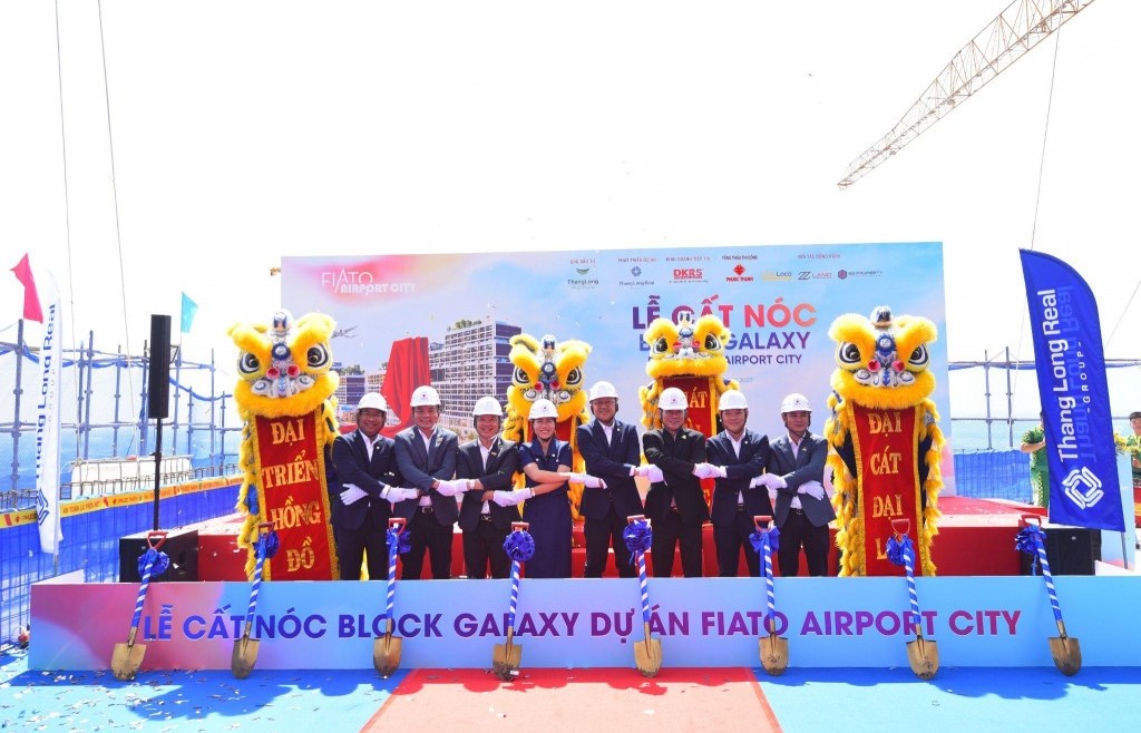 FIATO AIRPORT CITY cất nóc Block Galaxy, hiện thực hóa cộng đồng công dân toàn cầu tại Nhơn Trạch