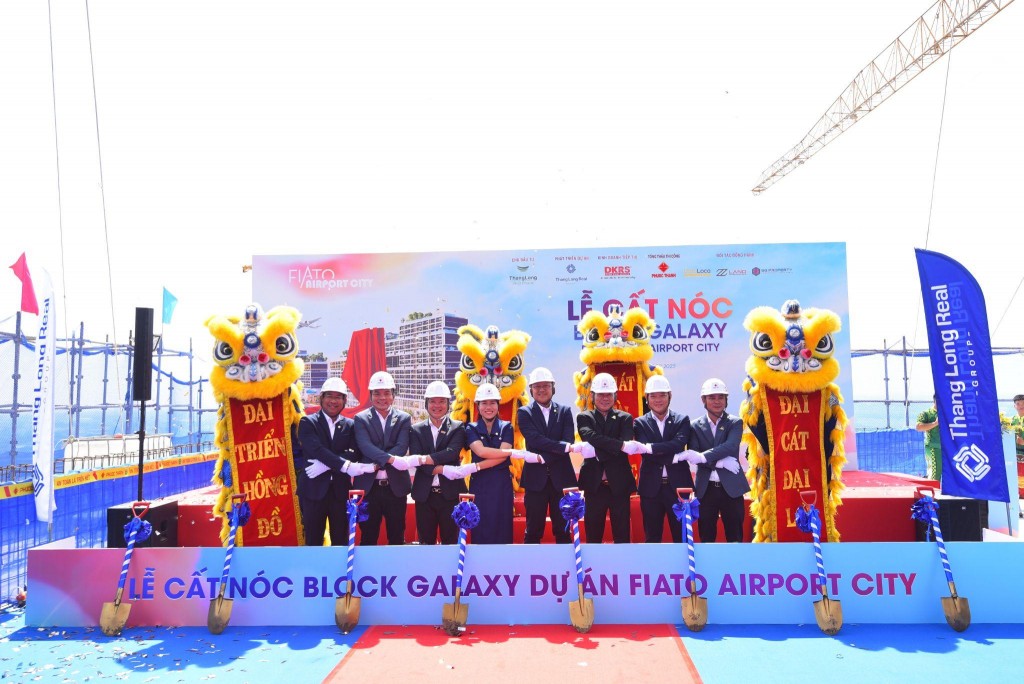 Ngày 3/8, Block Galaxy tại FIATO AIRPORT CITY đã chính thức cất nóc, khẳng định tiến độ vượt 