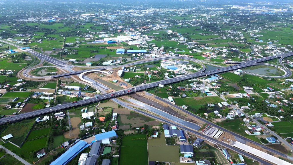 Nút giao dự án Vành đai 3 với cao tốc TP Hồ Chí Minh - Trung Lương và cao tốc Bến Lức- Long Thành, đoạn qua tỉnh Tây Ninh